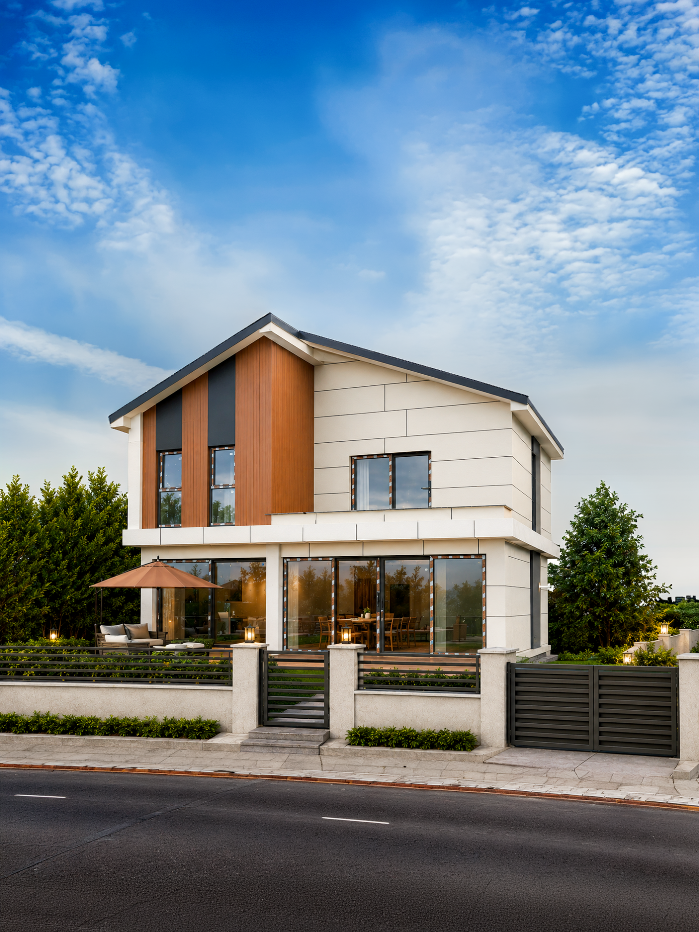 Exterior of Miralay Villa in Karaburun